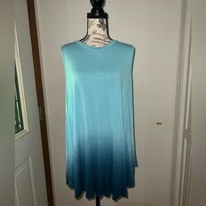 *5/$25* Lane Bryant Aqua Sleeveless Top